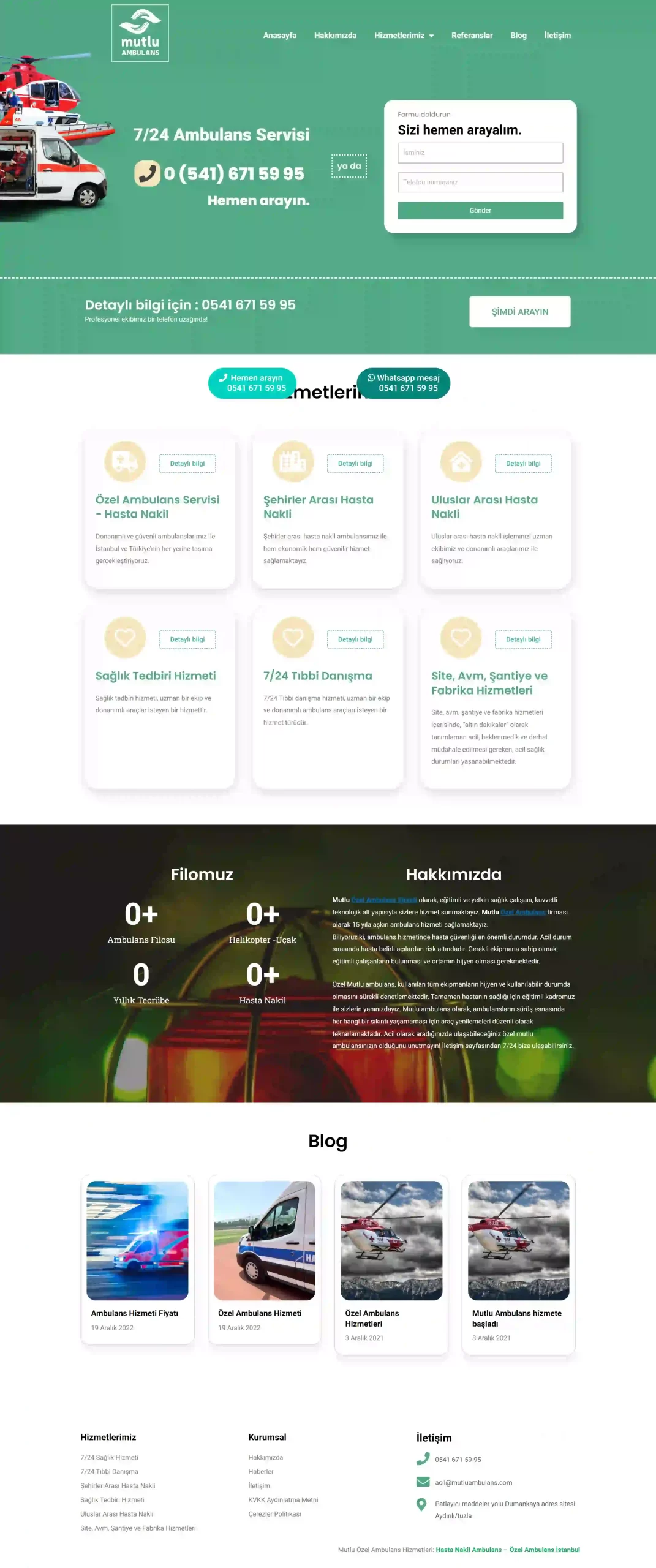 mutluambulans.com featured image